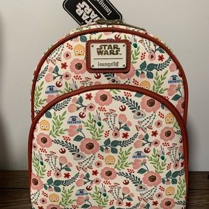 Disney Star Wars Droid Floral Loungefly Backpack